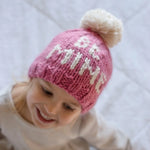 Load image into Gallery viewer, Be Mine Valentine&#39;s Day Hand Knit Beanie Hat
