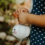 Load image into Gallery viewer, Organic Crocheted Veggie Rattle | Friendly Garlic
