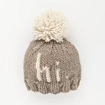 Load image into Gallery viewer, hi. Pebble Pom Pom Beanie Hat
