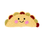 Load image into Gallery viewer, Organic Crocheted Food Rattle | Friendly Taco
