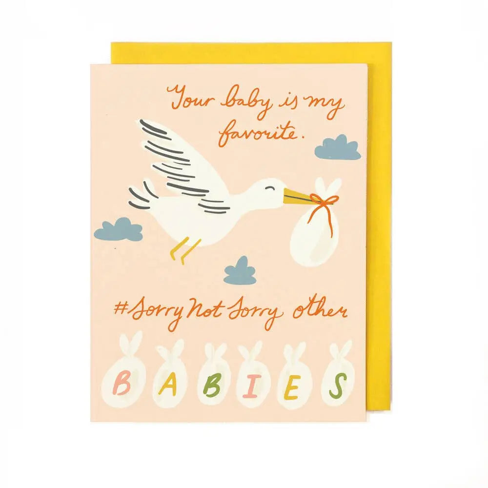 Favorite Baby Pink Card