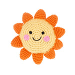 Load image into Gallery viewer, Organic Crocheted Nature Rattle | Friendly Sun
