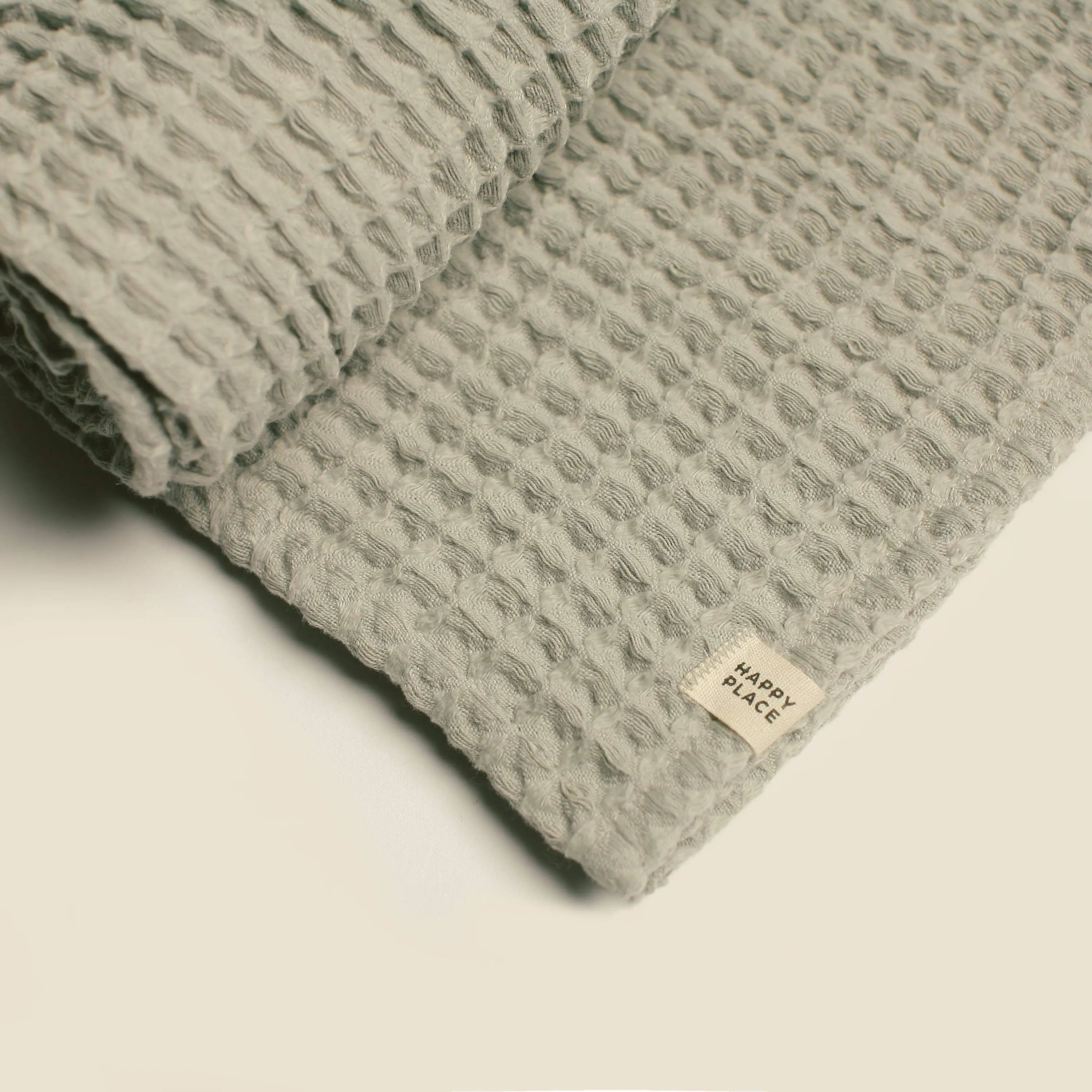 Organic Weightless Waffle Baby Blanket | Aloe