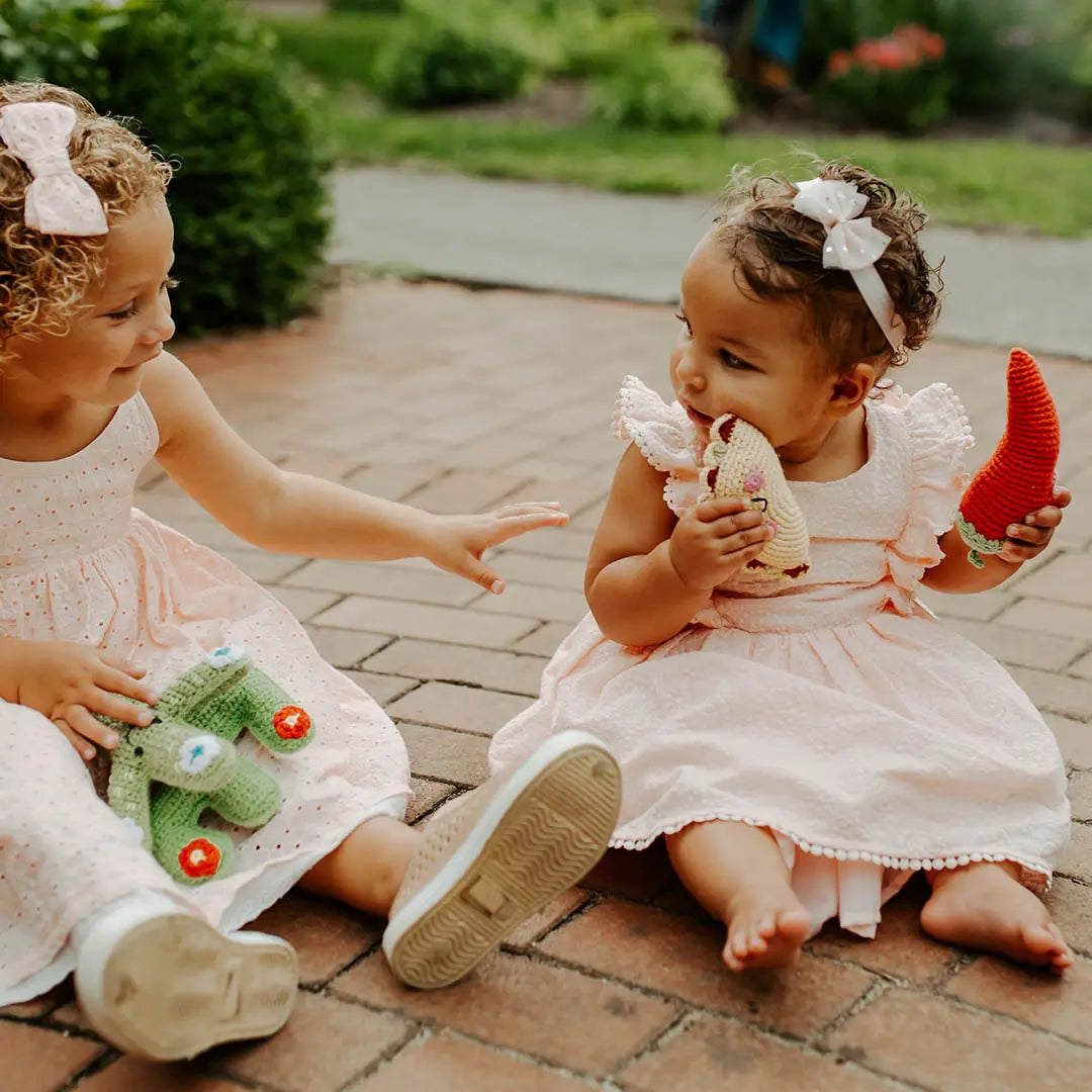Organic Crocheted Food Rattle | Friendly Taco