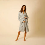 Load image into Gallery viewer, The Organic Weightless Waffle Robe - Aloe
