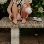 Load image into Gallery viewer, Organic Crocheted Sweets Rattle | Friendly Pink Cupcake
