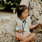 Organic Crocheted Rattle Toy | Narwhal