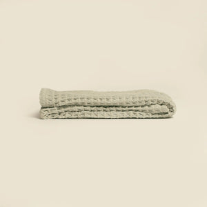 Organic Weightless Waffle Baby Blanket | Aloe