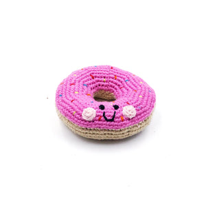 Organic Crocheted Sweets Rattle | Friendly Donuts