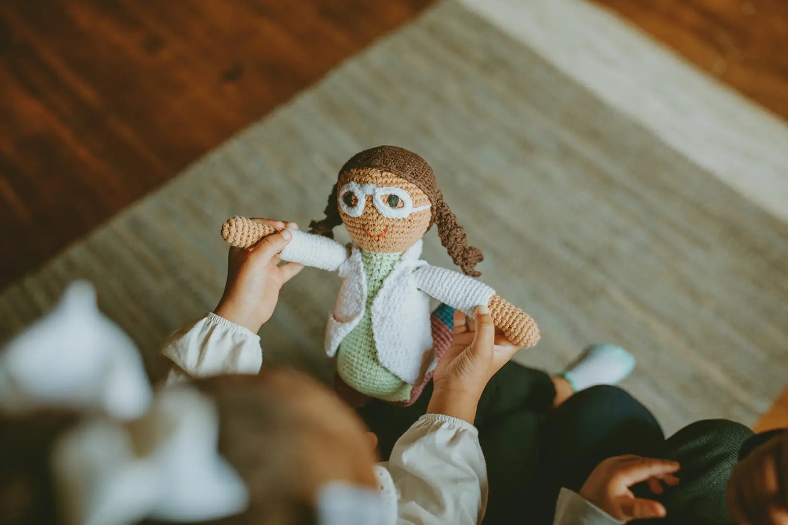 Crocheted Organic Doll | Scientist