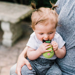 Load image into Gallery viewer, Organic Crocheted Fruit Rattle | Friendly Pear
