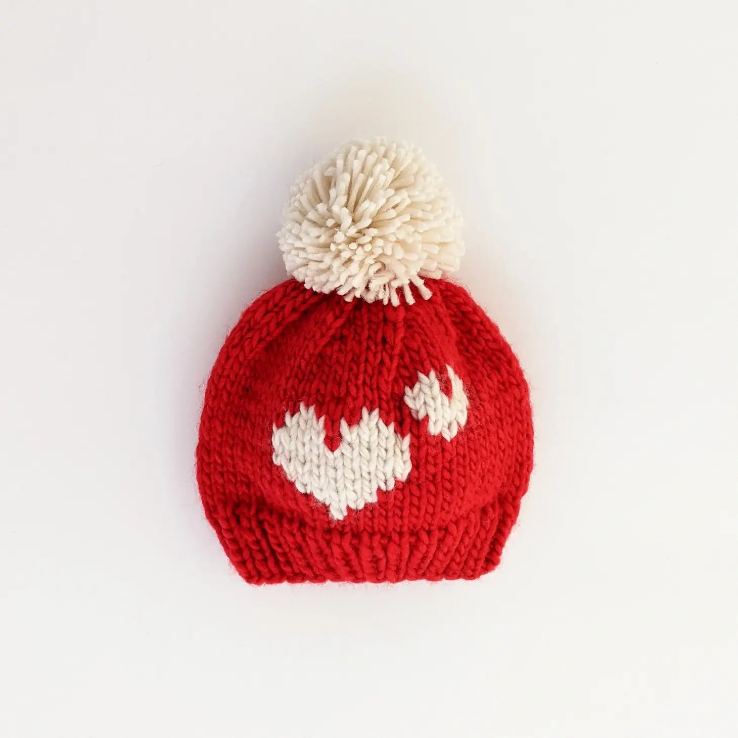 Sweetheart Valentine's Day Hand Knit Beanie Hat