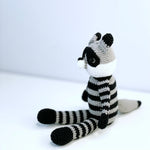 Load image into Gallery viewer, Organic Crocheted Rattle Toy | Raccoon
