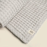 Load image into Gallery viewer, Organic Weightless Waffle Baby Blanket | Silver
