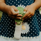 Organic Crocheted Veggie Rattle | Friendly Leek
