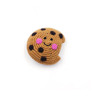 Organic Crocheted Sweets Rattle | Friendly Chocolate Cookie