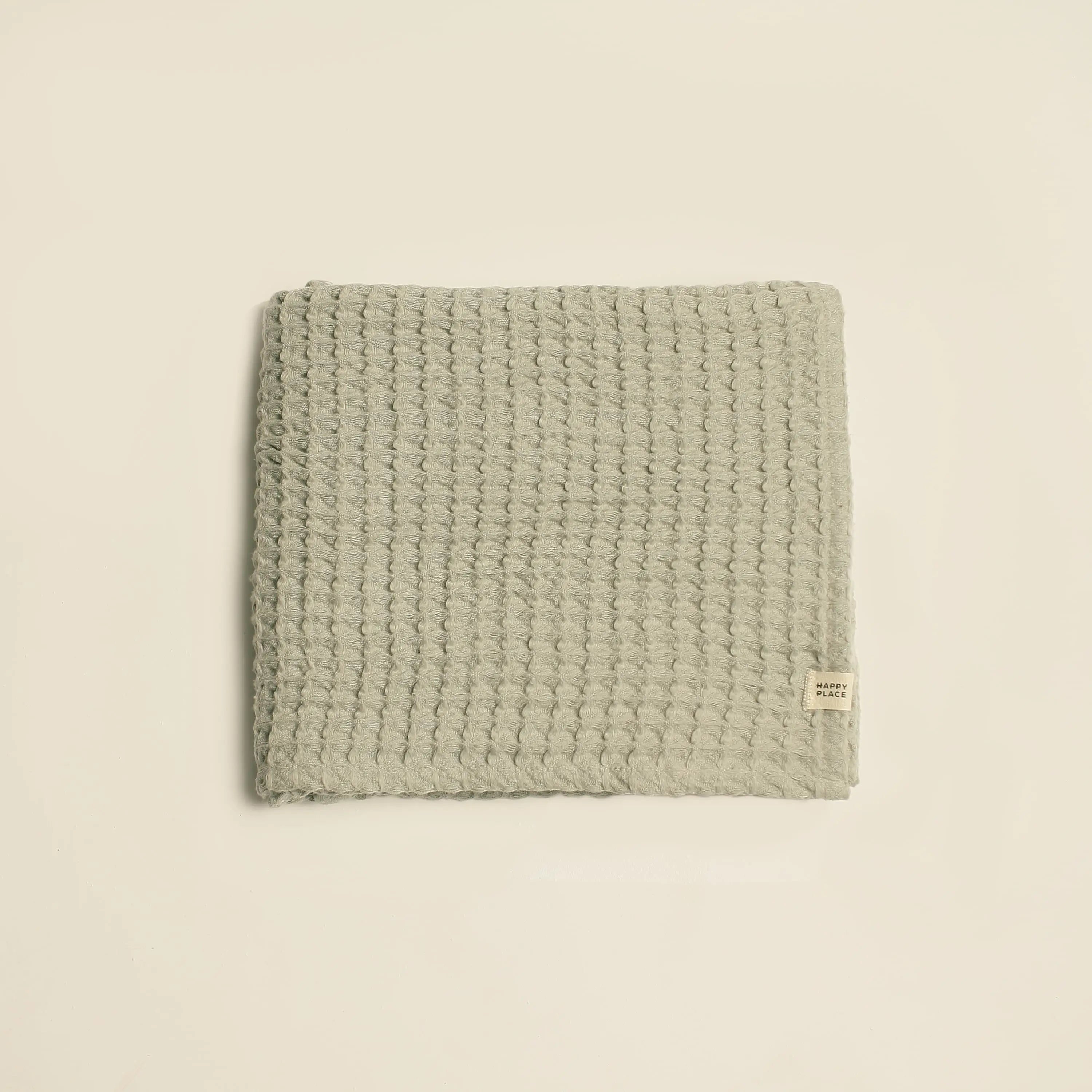 Organic Weightless Waffle Baby Blanket | Aloe