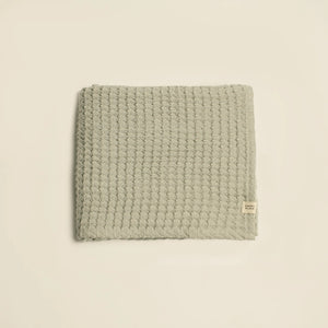 Organic Weightless Waffle Baby Blanket | Aloe