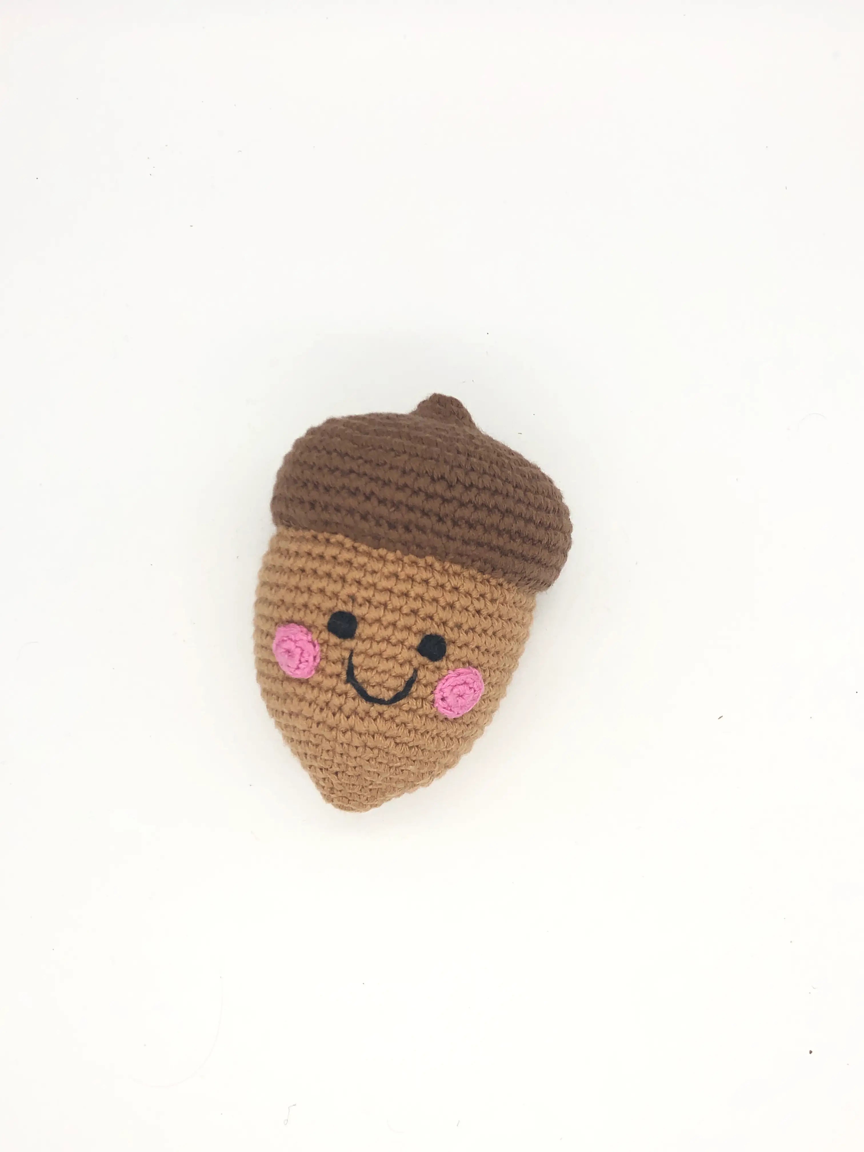 Organic Crocheted Veggie Rattle | Friendly Acorn
