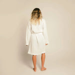 Load image into Gallery viewer, The Organic Gauzy Robe - White
