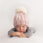 hi. Rosy Pom Pom Beanie Hat