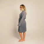 Load image into Gallery viewer, The Organic Gauzy Robe - Indigo
