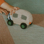 Load image into Gallery viewer, Organic Crocheted Rattle Toy | Safari Jeep
