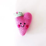 Load image into Gallery viewer, Organic Crocheted Nature Rattle | Friendly Heart

