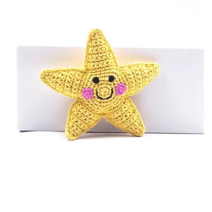 Organic Crocheted Nature Rattle | Friendly Star