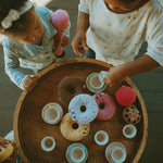 Load image into Gallery viewer, Organic Crocheted Sweets Rattle | Friendly Chocolate Cookie

