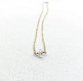 Herkimer Diamond Minimalist Necklace