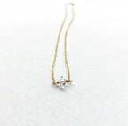 Herkimer Diamond Minimalist Necklace