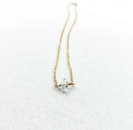 Load image into Gallery viewer, Herkimer Diamond Minimalist Necklace
