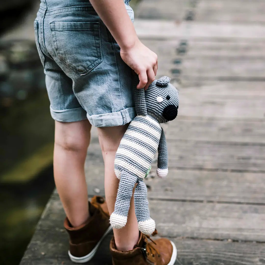 Organic Crocheted Rattle Toy | Koala Bear