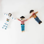 Load image into Gallery viewer, Crocheted Organic Doll | Spaceman
