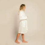 Load image into Gallery viewer, The Organic Gauzy Robe - White
