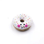 Load image into Gallery viewer, Organic Crocheted Sweets Rattle | Friendly Donuts
