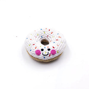 Organic Crocheted Sweets Rattle | Friendly Donuts