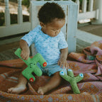 Organic Crocheted Nature Rattle | Friendly Cactus