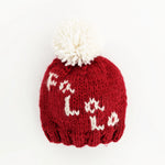 Load image into Gallery viewer, Fa La La Hand Knit Pom Pom Beanie Hat
