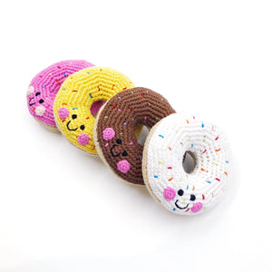 Organic Crocheted Sweets Rattle | Friendly Donuts