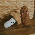 Organic Crocheted Veggie Rattle | Friendly Potato