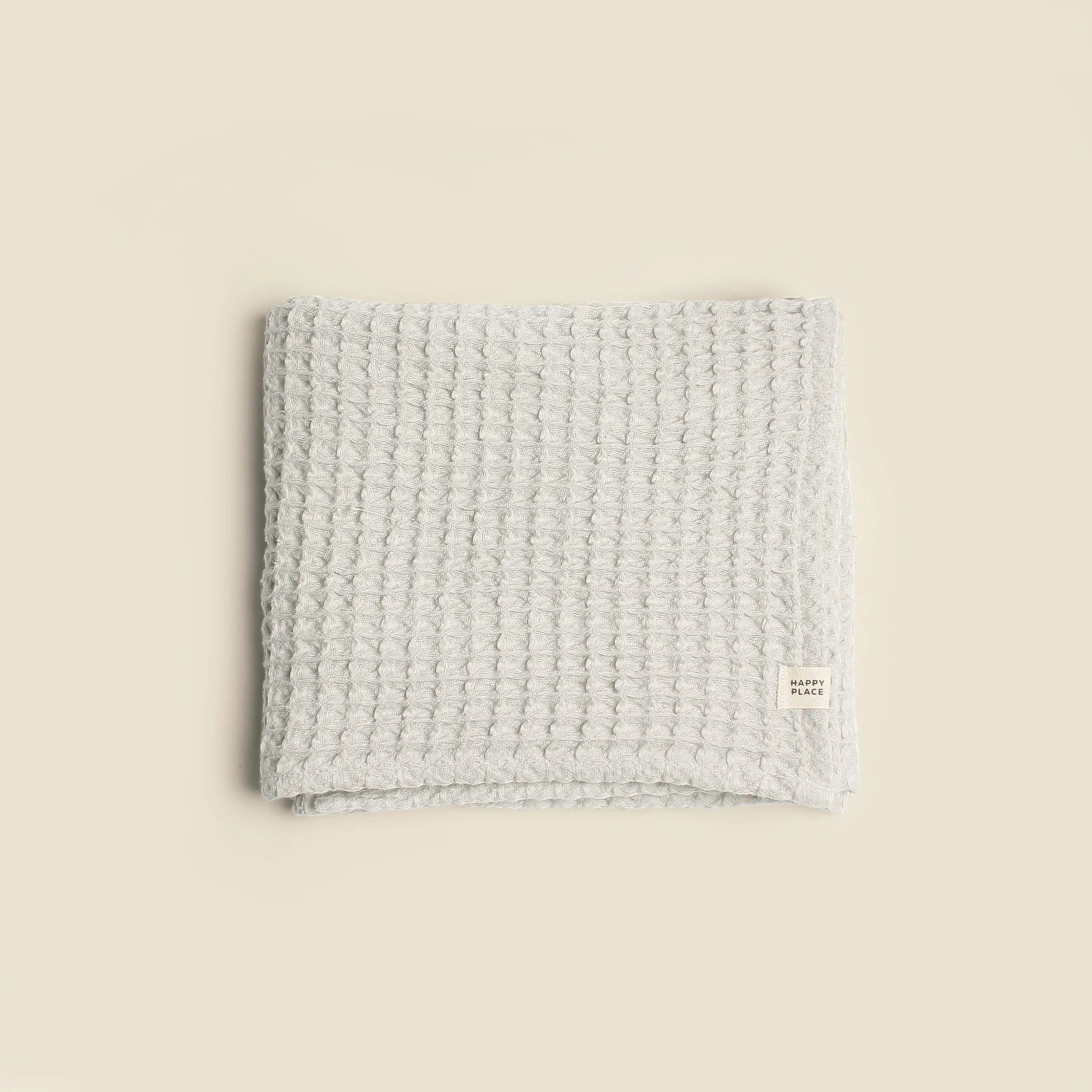 Organic Weightless Waffle Baby Blanket | Silver