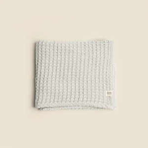 Organic Weightless Waffle Baby Blanket | Silver