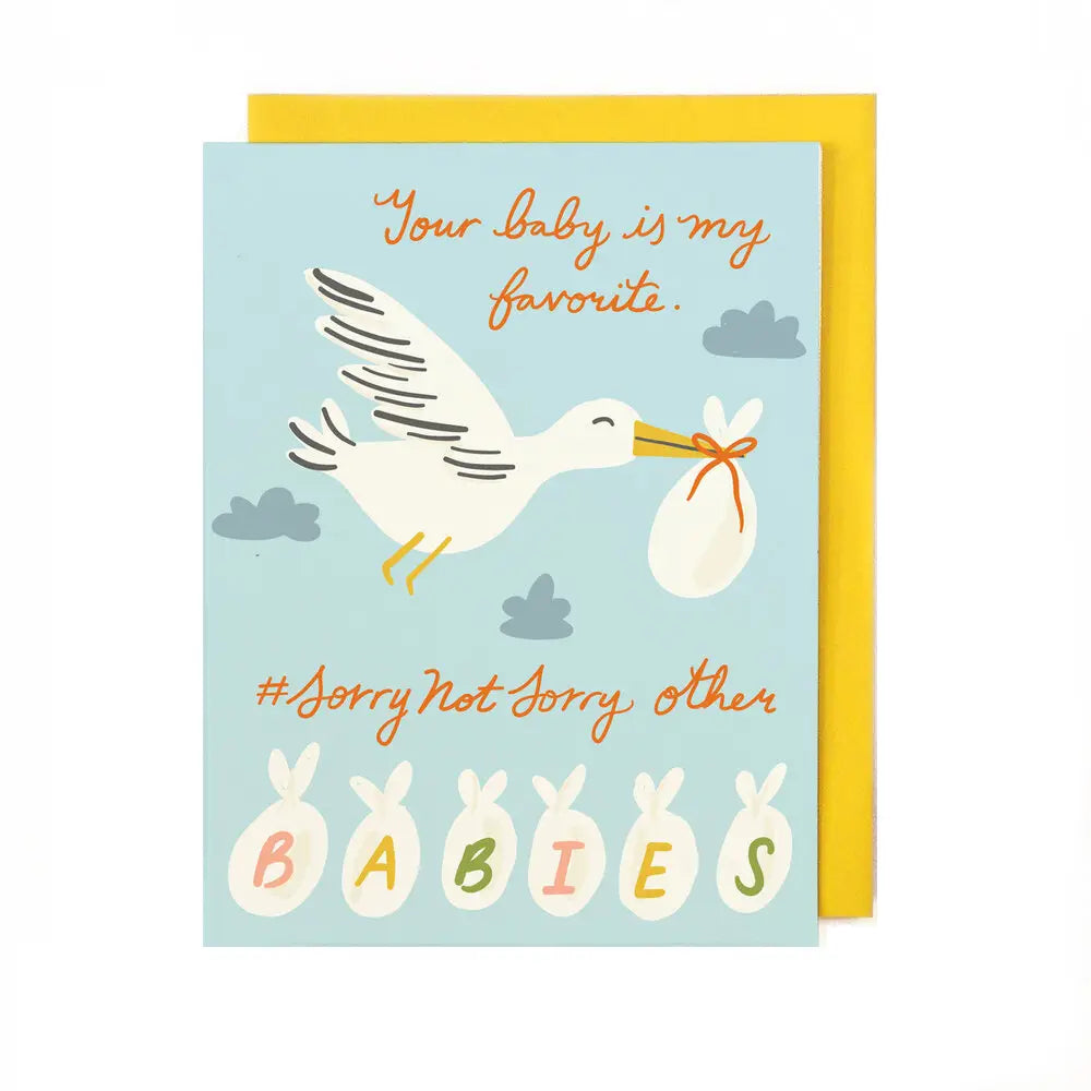 Favorite Baby Blue Card