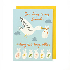 Favorite Baby Blue Card