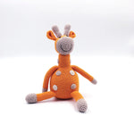 Load image into Gallery viewer, Organic Crocheted Rattle Toy | Giraffe
