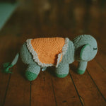 Load image into Gallery viewer, Organic Crocheted Rattle Toy | Elephant
