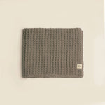 Load image into Gallery viewer, Organic Weightless Waffle Baby Blanket | Coal
