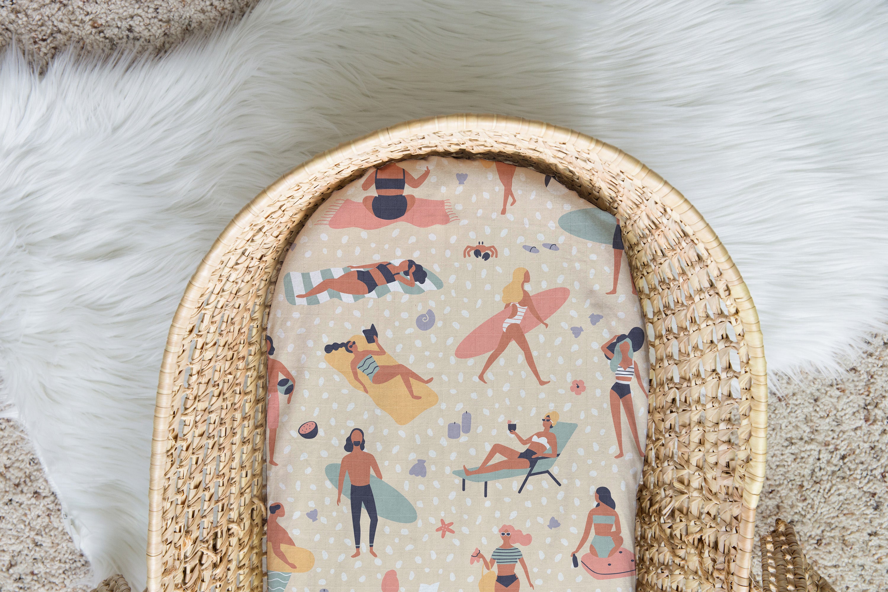 Beach Day Collection | Organic Baby Bedding